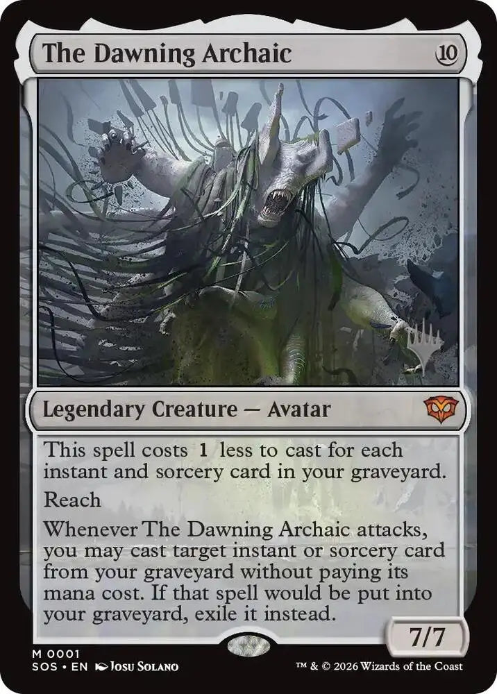 The Dawning Archaic (1) [Secrets of Strixhaven Promos]