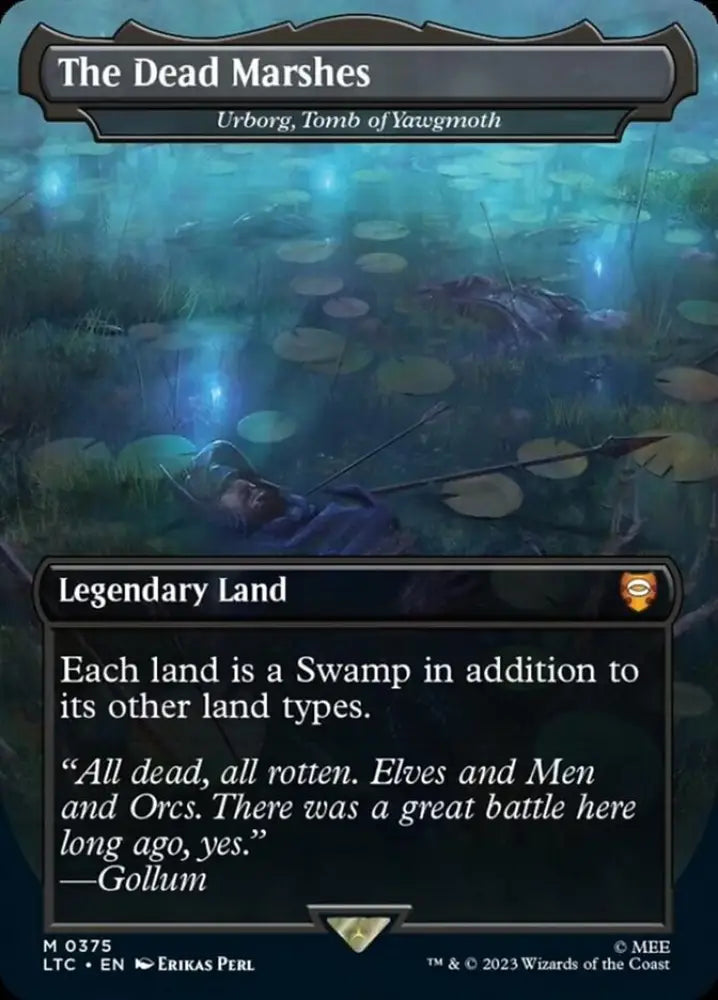 The Dead Marshes - Urborg Tomb of Yawgmoth [The Lord of the Rings: Tales of Middle-Earth Commander] - MTG Single