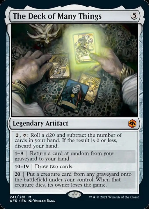 The Deck of Many Things [Dungeons & Dragons: Adventures in the Forgotten Realms] - MTG Single