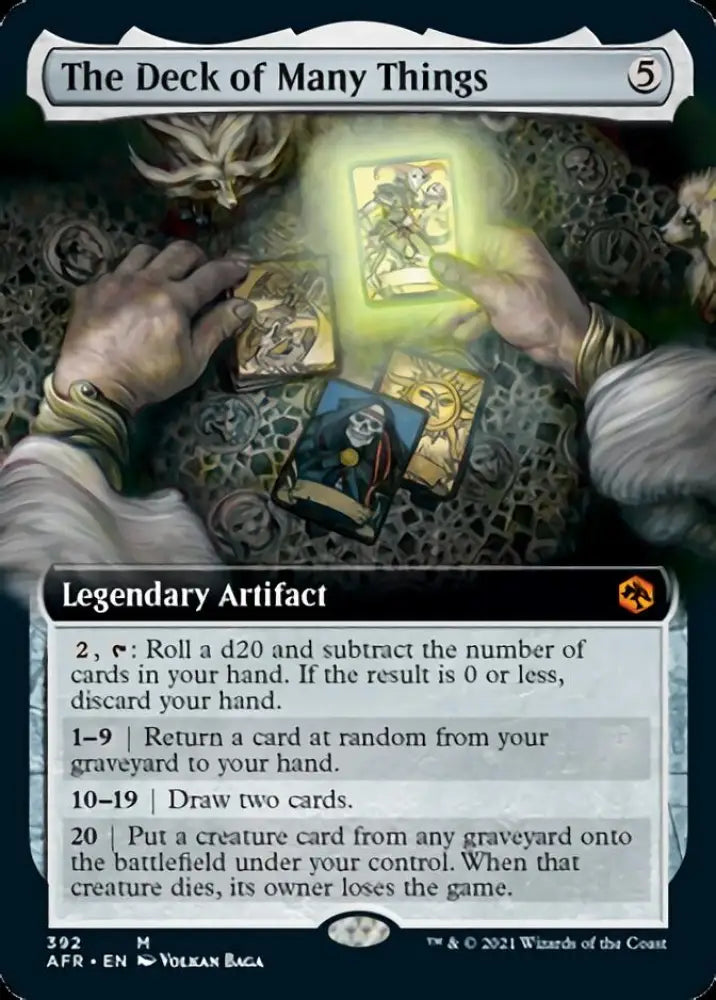 The Deck of Many Things (Extended Art) [Dungeons & Dragons: Adventures in the Forgotten Realms] - MTG Single