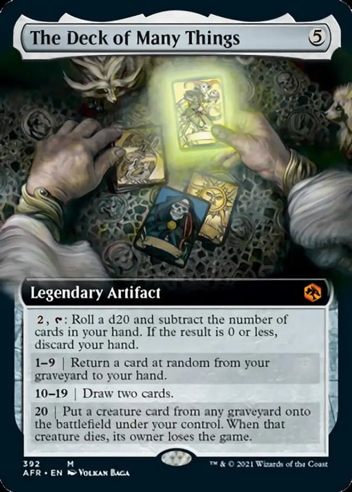 The Deck of Many Things (Extended Art) [Dungeons & Dragons: Adventures in the Forgotten Realms] - MTG Single