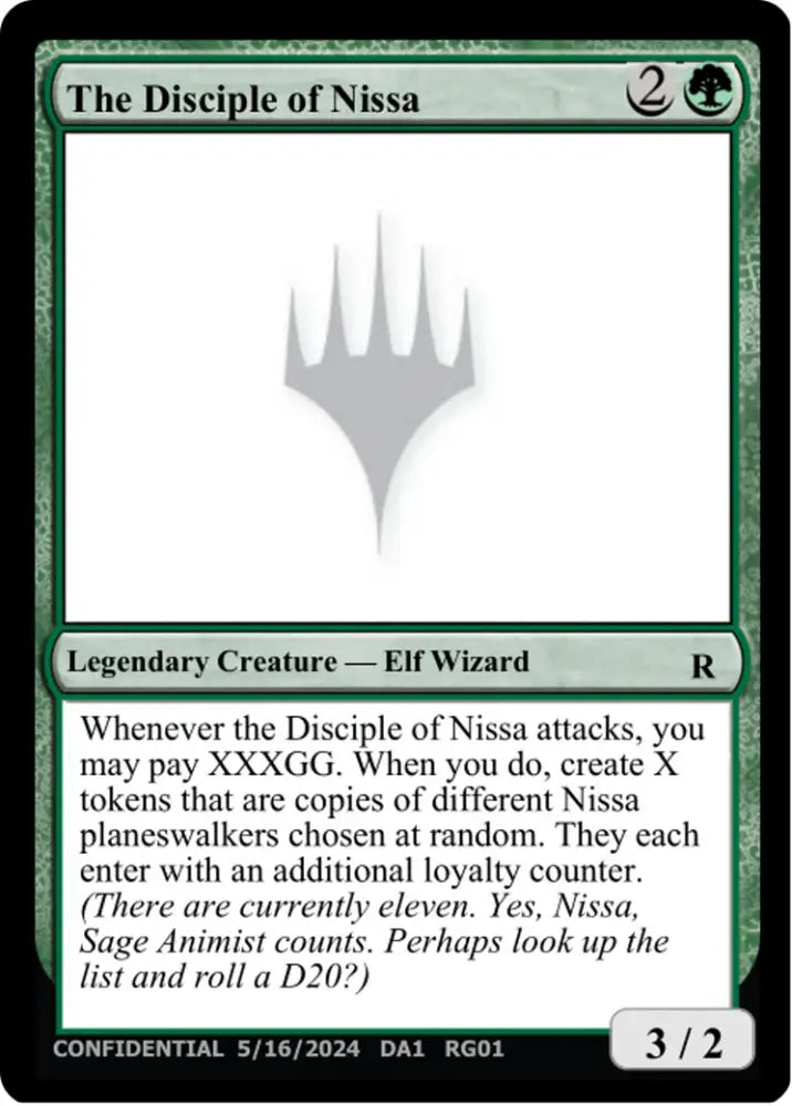 The Disciple of Nissa [Unknown Event] - MTG Single