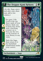 The Dragon-Kami Reborn // Dragon-Kami’s Egg (Showcase Soft Glow) [Kamigawa: Neon Dynasty] - MTG Single