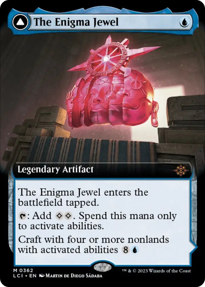 The Enigma Jewel // Locus of Enlightenment (Extended Art) [The Lost Caverns of Ixalan] - MTG Single