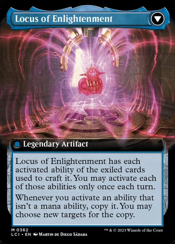 The Enigma Jewel // Locus of Enlightenment (Extended Art) [The Lost Caverns of Ixalan] - MTG Single
