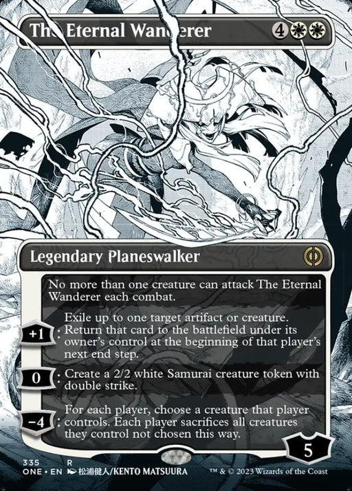 The Eternal Wanderer (Borderless Manga) [Phyrexia: All Will Be One] - MTG Single