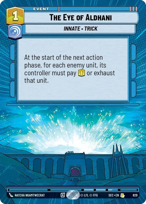 The Eye of Aldhani (Hyperspace Foil) (829) [Secrets of Power]