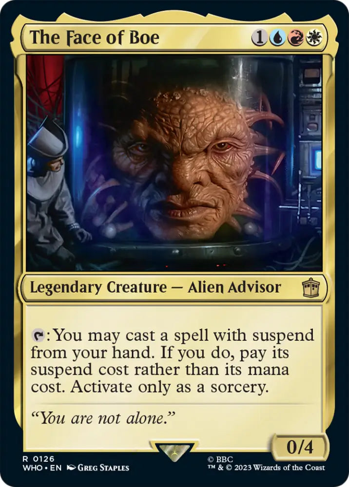 The Face of Boe [Doctor Who] - MTG Single