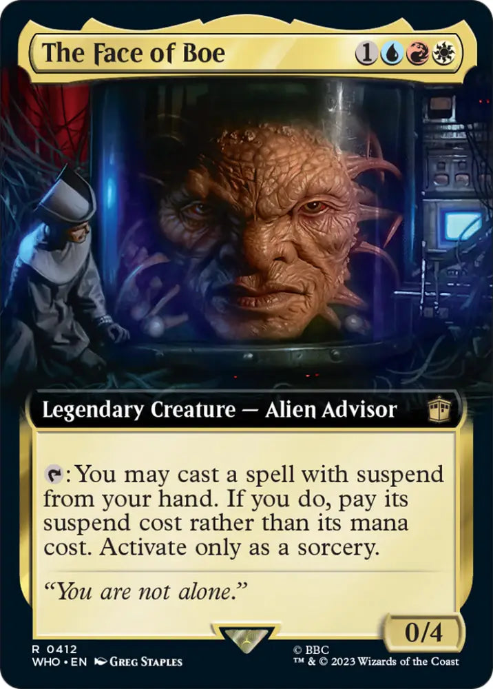 The Face of Boe (Extended Art) [Doctor Who] - MTG Single