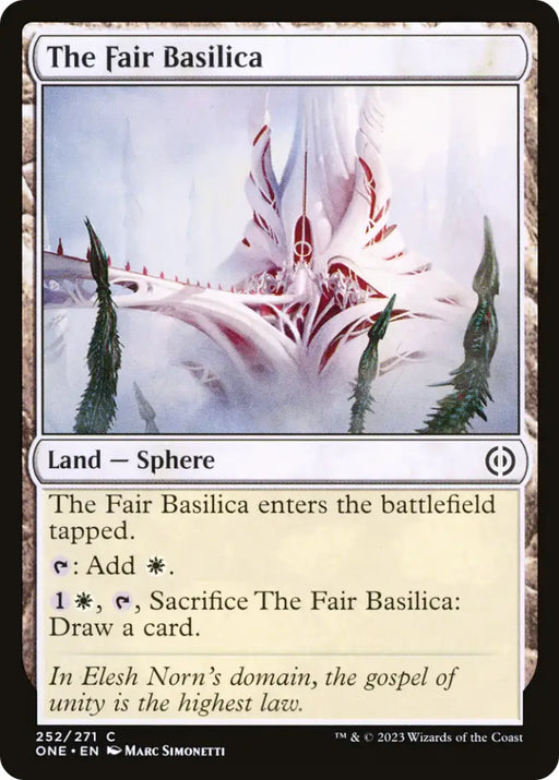 The Fair Basilica [Phyrexia: All Will Be One] - MTG Single