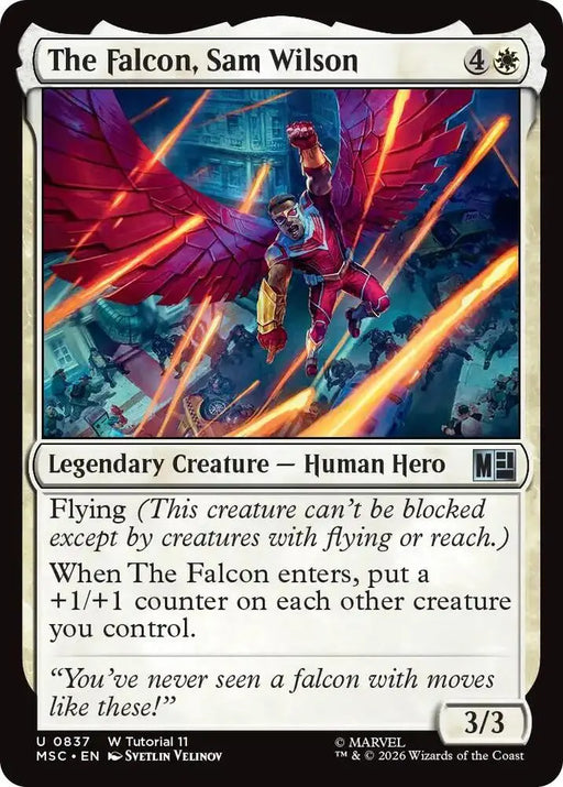 The Falcon, Sam Wilson (0837) [Marvel Super Heroes Commander]