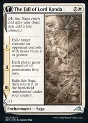 The Fall of Lord Konda // Fragment of Konda [Kamigawa: Neon Dynasty] - MTG Single