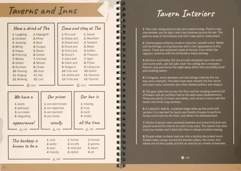 The Fantasy Master’s Fantasy Toolkit - Role Playing Game