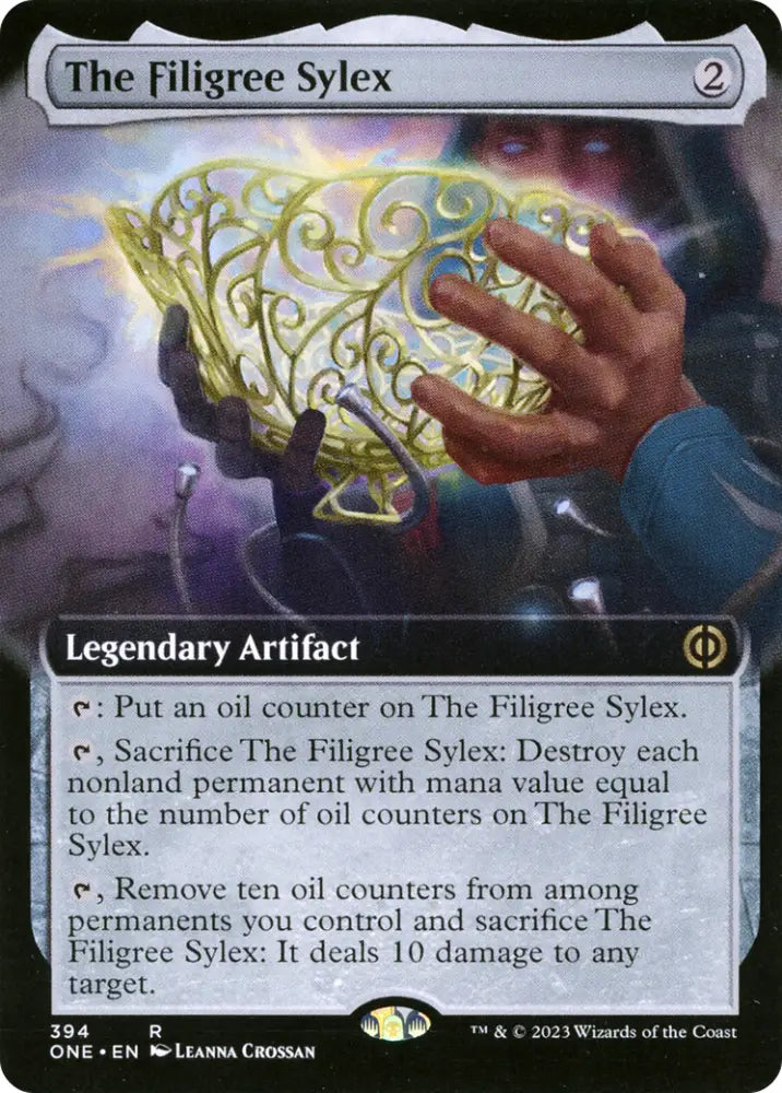 The Filigree Sylex (Extended Art) [Phyrexia: All Will Be One] - MTG Single
