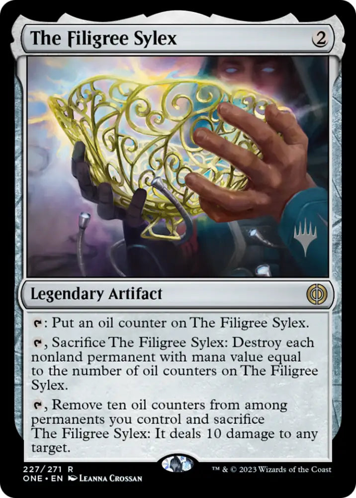 The Filigree Sylex (Promo Pack) [Phyrexia: All Will Be One Promos] - MTG Single
