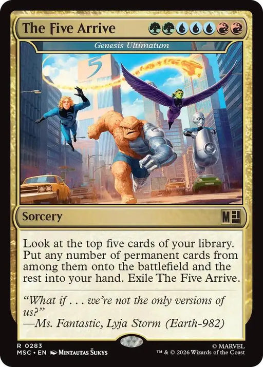 The Five Arrive - Genesis Ultimatum (283) [Marvel Super Heroes Commander]