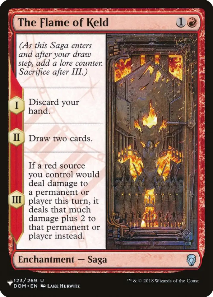 The Flame of Keld [The List] - MTG Single