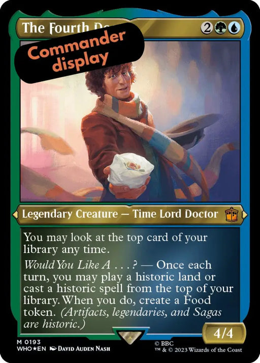 The Fourth Doctor (Display Commander) [Doctor Who] - MTG Single