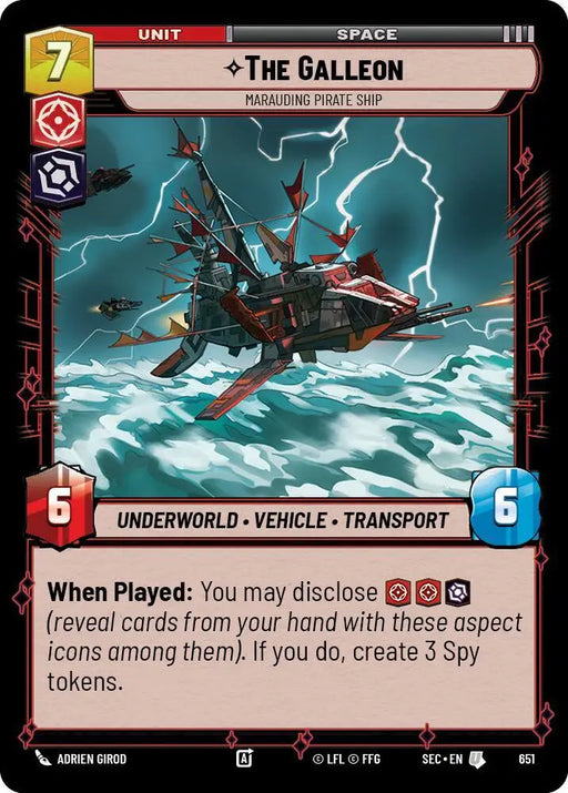 The Galleon - Marauding Pirate Ship (Foil) (651) [Secrets of Power]
