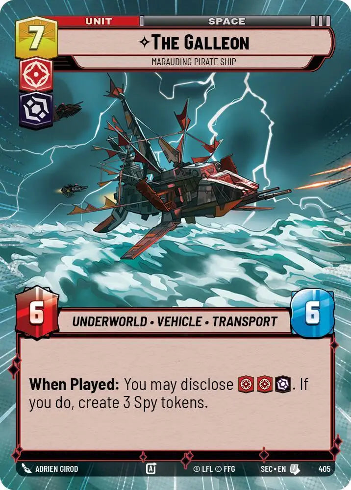 The Galleon - Marauding Pirate Ship (Hyperspace) (405) [Secrets of Power]