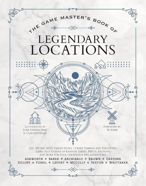 The Game Masters Book of Legendary Locations Hardcover - Role Playing Game