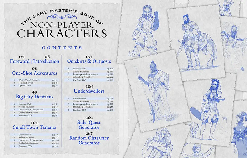 The Game Masters Book of Non-Player Characters (EN) - Role Playing Game