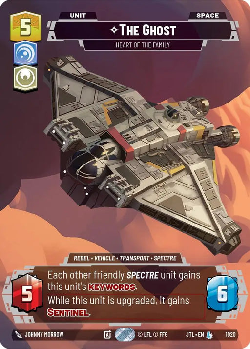 The Ghost - Heart of the Family (Prestige) (1020) [Jump to Lightspeed] - Star Wars: Unlimited Single