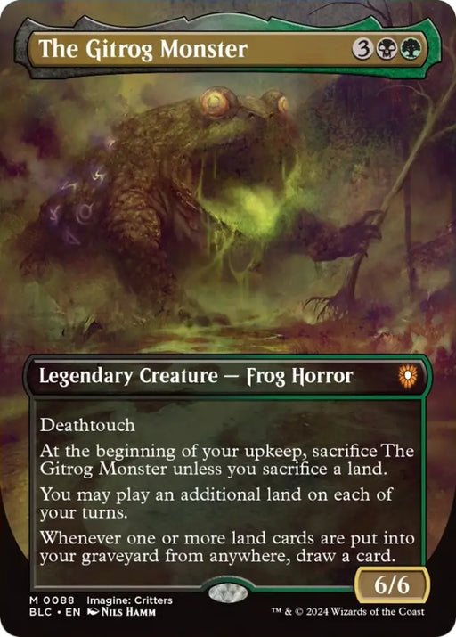 The Gitrog Monster (Borderless) [Bloomburrow Commander] - MTG Single