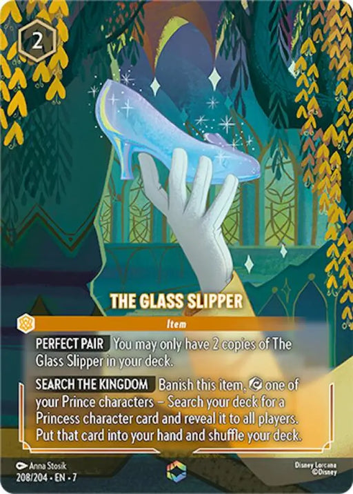 The Glass Slipper (Enchanted) (208/204) [Archazia’s Island] - Lorcana Single