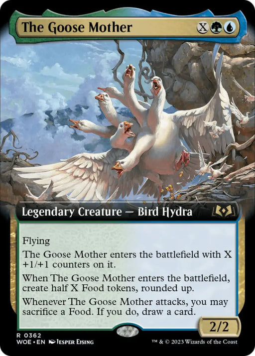 The Goose Mother (Extended Art) [Wilds of Eldraine] - MTG Single
