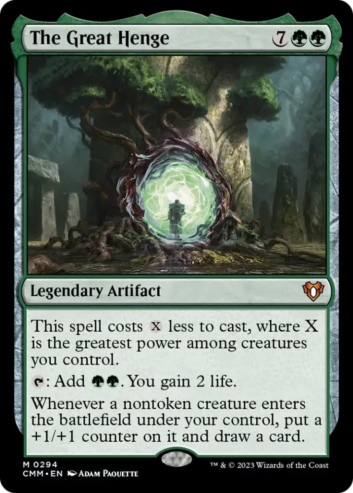The Great Henge [Commander Masters] - MTG Single