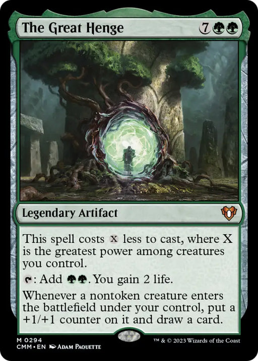 The Great Henge [Commander Masters] - MTG Single