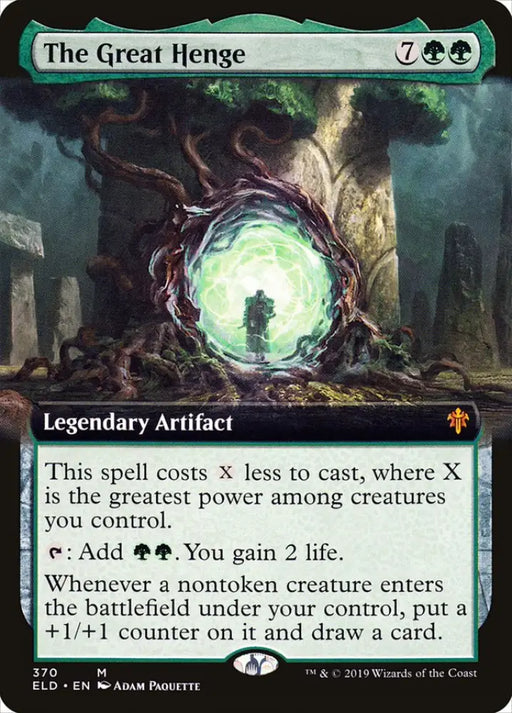 The Great Henge (Extended Art) [Throne of Eldraine] - MTG Single