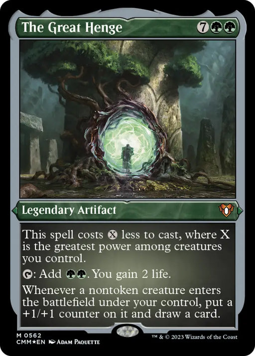 The Great Henge (Foil Etched) [Commander Masters] - MTG Single