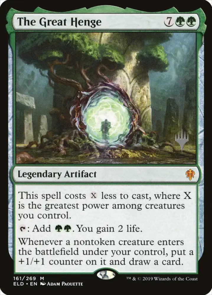 The Great Henge (Promo Pack) [Throne of Eldraine Promos] - MTG Single