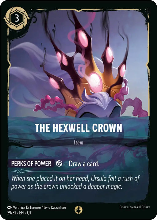 The Hexwell Crown (29/31) [Illumineer’s Quest: Deep Trouble] - Lorcana Single