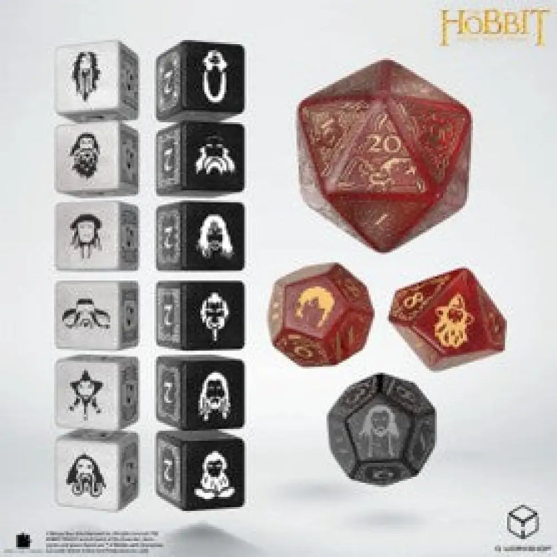 The Hobbit TCG Dice Set Ember Hearth - Accessoire