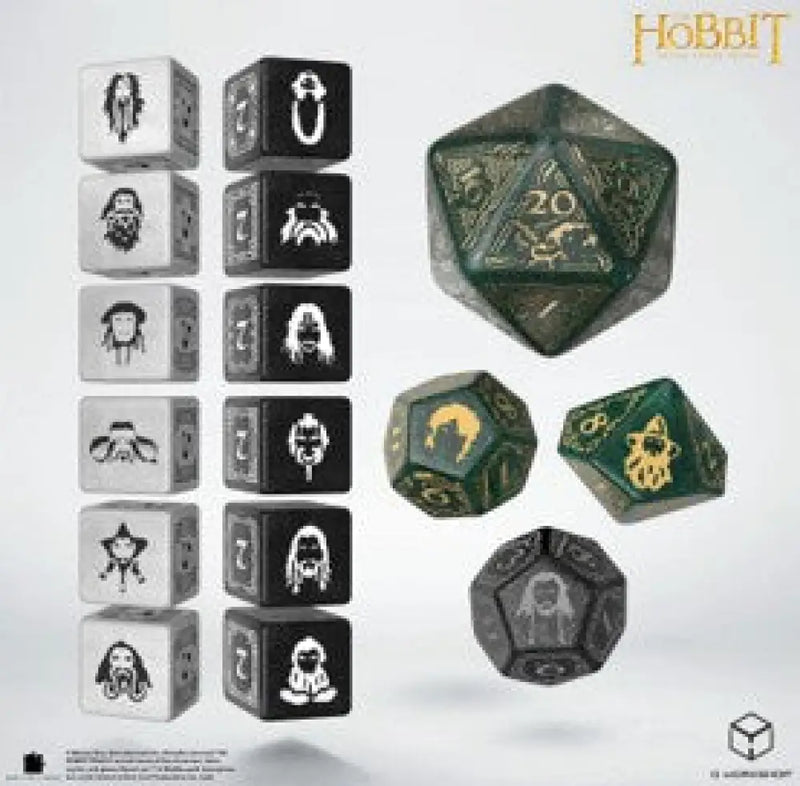 The Hobbit TCG Dice Set Verdant Grove - Accessoire