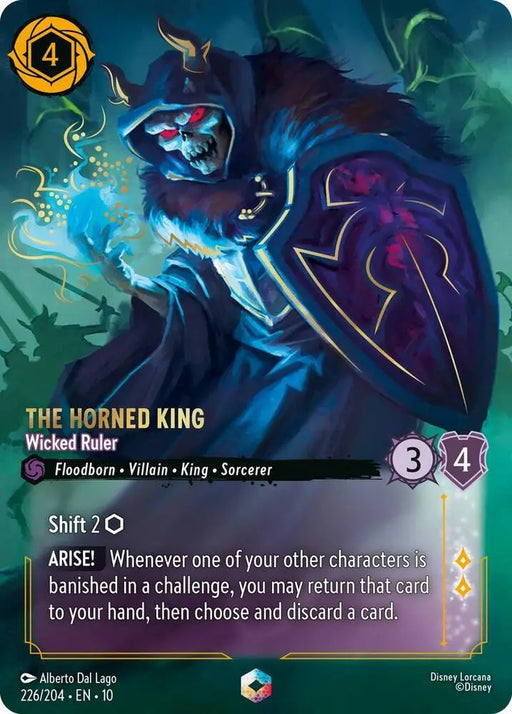 The Horned King - Wicked Ruler (Enchanted) (226/204) [Whispers in the Well]