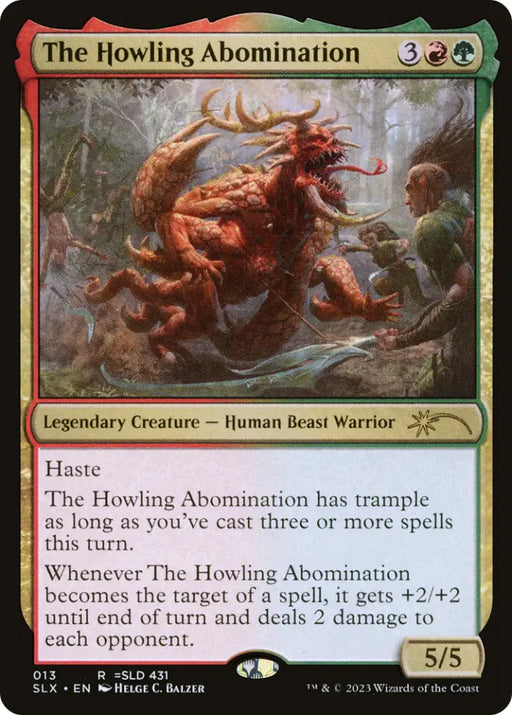 The Howling Abomination [Secret Lair: Universes Within] - MTG Single