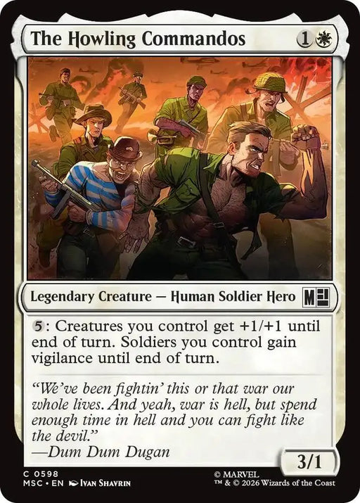 The Howling Commandos (598) [Marvel Super Heroes Commander]