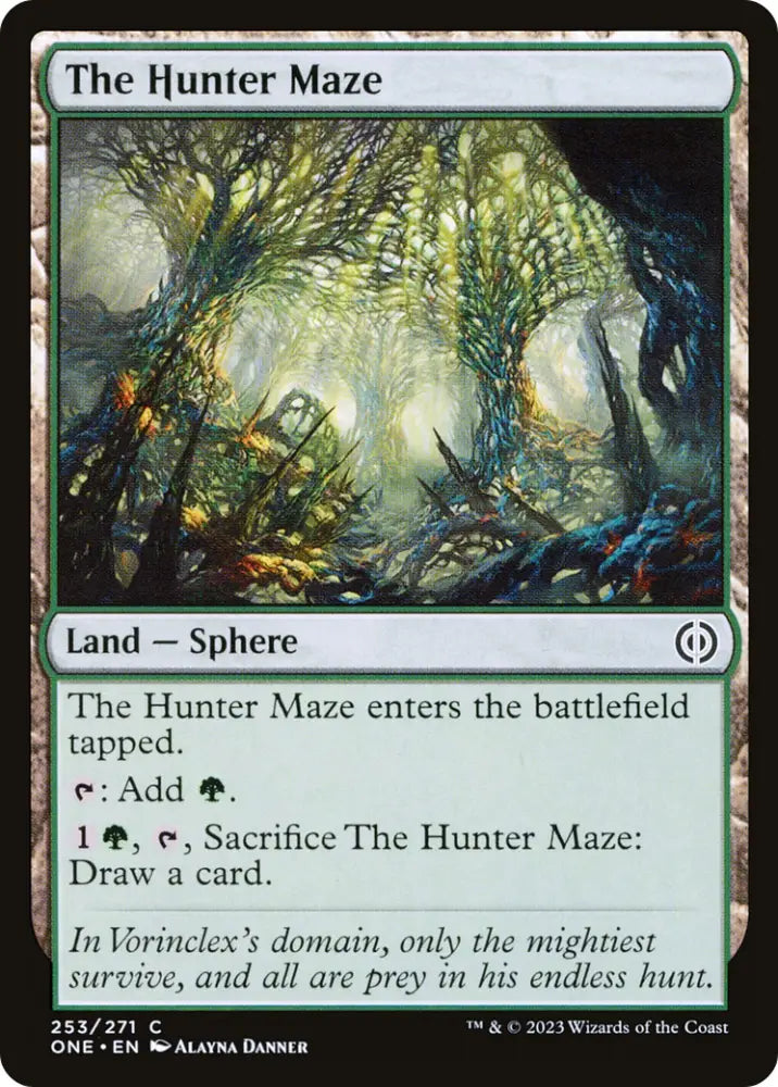 The Hunter Maze [Phyrexia: All Will Be One] - MTG Single