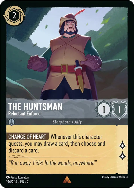 The Huntsman - Reluctant Enforcer (194/204) [Rise of the Floodborn] - Lorcana Single