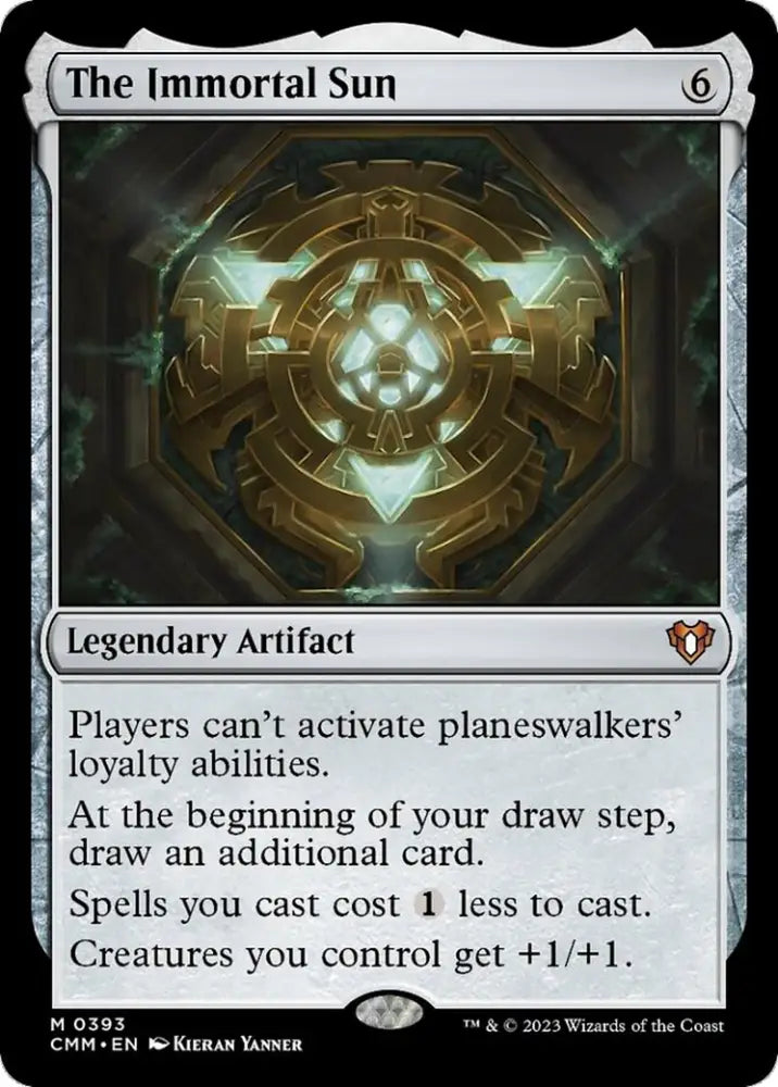 The Immortal Sun [Commander Masters] - MTG Single