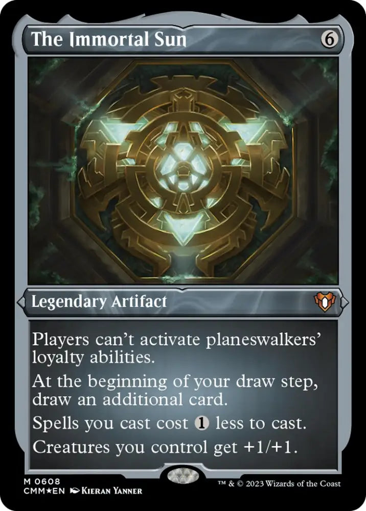 The Immortal Sun (Foil Etched) [Commander Masters] - MTG Single