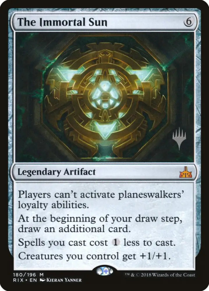 The Immortal Sun (Promo Pack) [Rivals of Ixalan Promos] - MTG Single