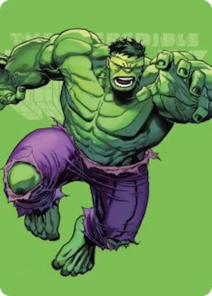 The Incredible Hulk Art Card (28) [Marvel Super Heroes Art Series]