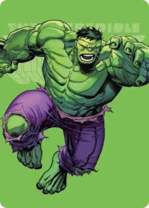 The Incredible Hulk Art Card (28) [Marvel Super Heroes Art Series]
