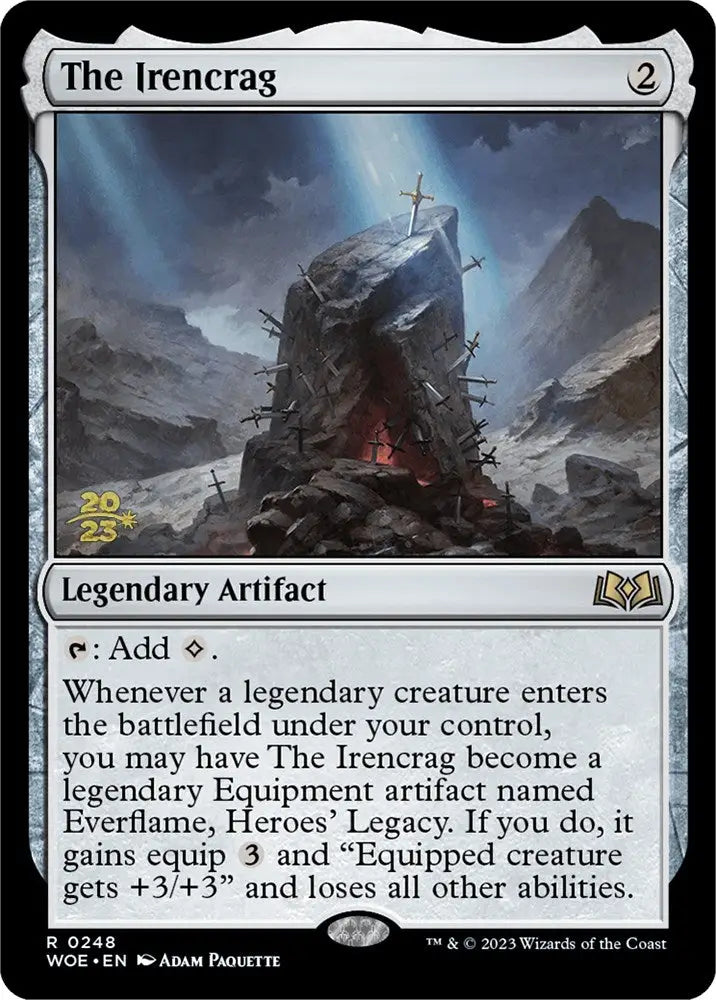 The Irencrag [Wilds of Eldraine Prerelease Promos] - MTG Single