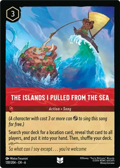 The Islands I Pulled From The Sea (130/204) [Azurite Sea] - Lorcana Single